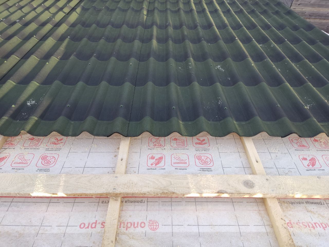 Ветраабарона на уцепленай двухсхільным даху. !ПАМЫЛКА!