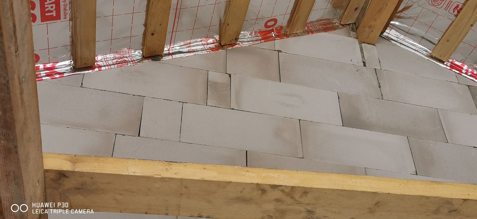 Параізаляцыя на уцепленай двухсхільным даху