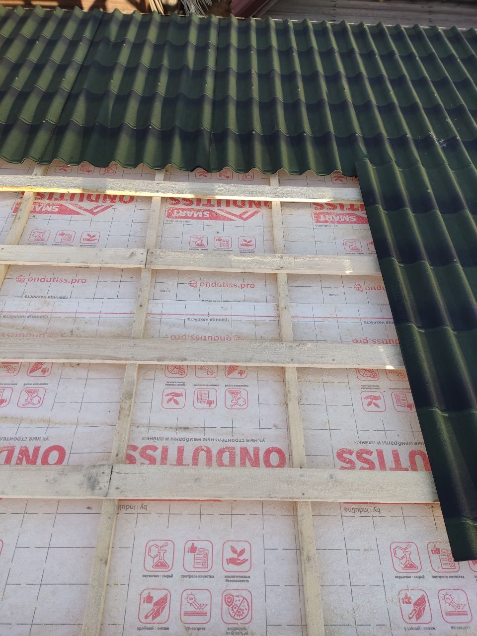 Оқшауланған жоталы шатырдағы жел қорғасы. !ҚАТЕ!