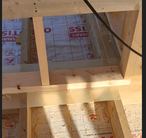 Ветрозащита на цокольном перекрытии